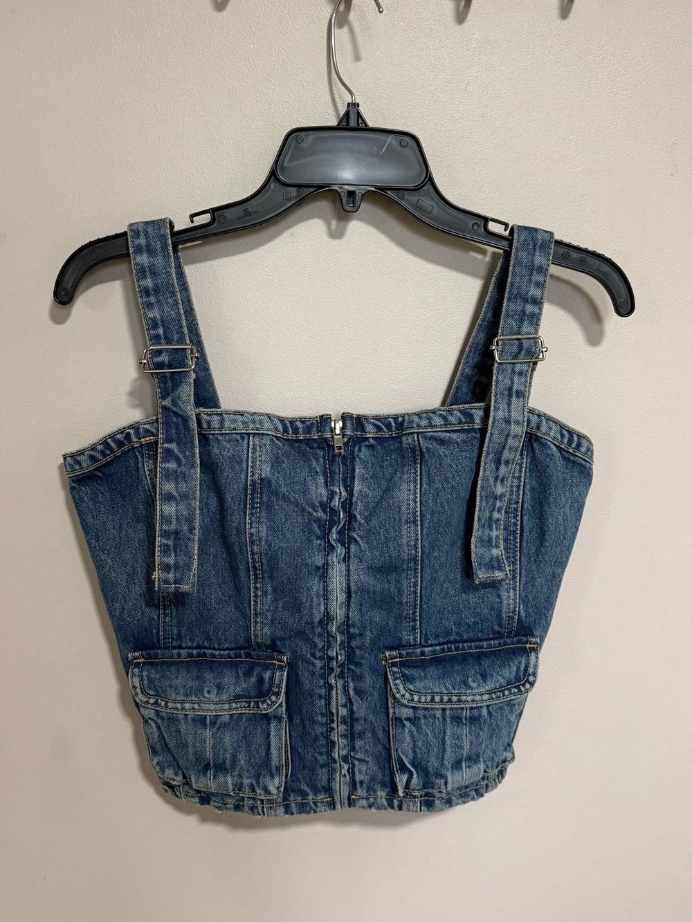 Zara denim top